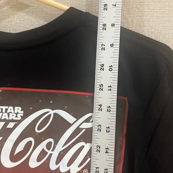 Nwot Star Wars Coca Cola Small T-shirt *EXCLUSIVE PRESS EVENT MERCH* Black 2025 - Picture 8 of 9